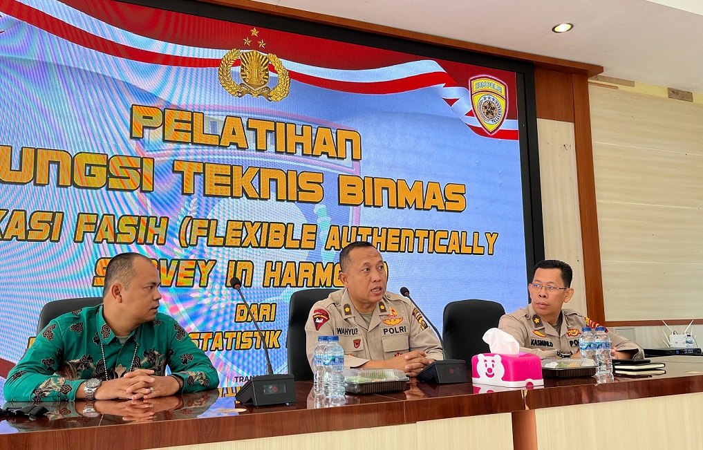 Dibekali Pelatihan Aplikasi Fasih, Kompol Wahyu : Bhabinkamtibmas Harus Kuasai Tekonologi Informasi
