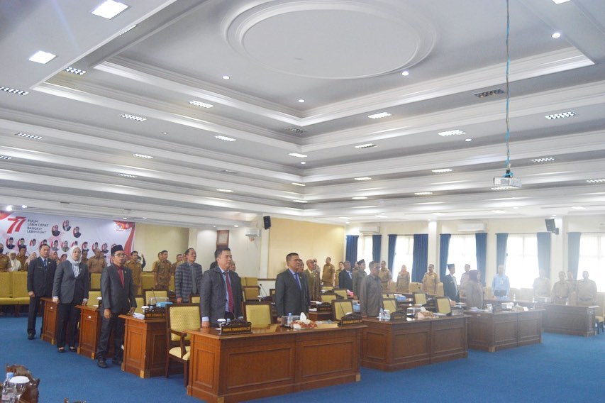 Rapat Paripurna XII Sidang ke-I Berjalan Lancar