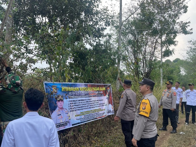  AKBP Erwin Irawan : Ingat, Sengaja Bakar Hutan Sanksi Pidana dan Denda 5 Miliar