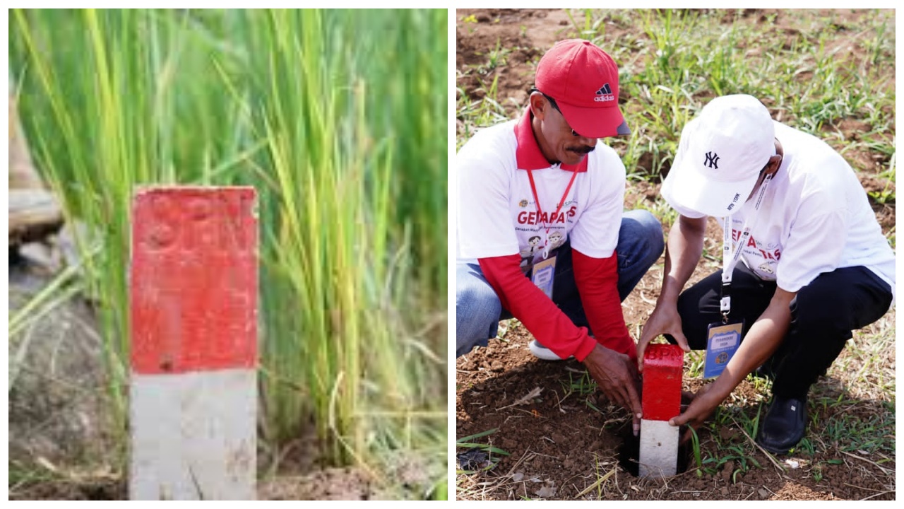 Pastikan Batas Lahan Jelas, Menteri ATR/BPN Ajak Masyarakat Pasang Patok Permanen