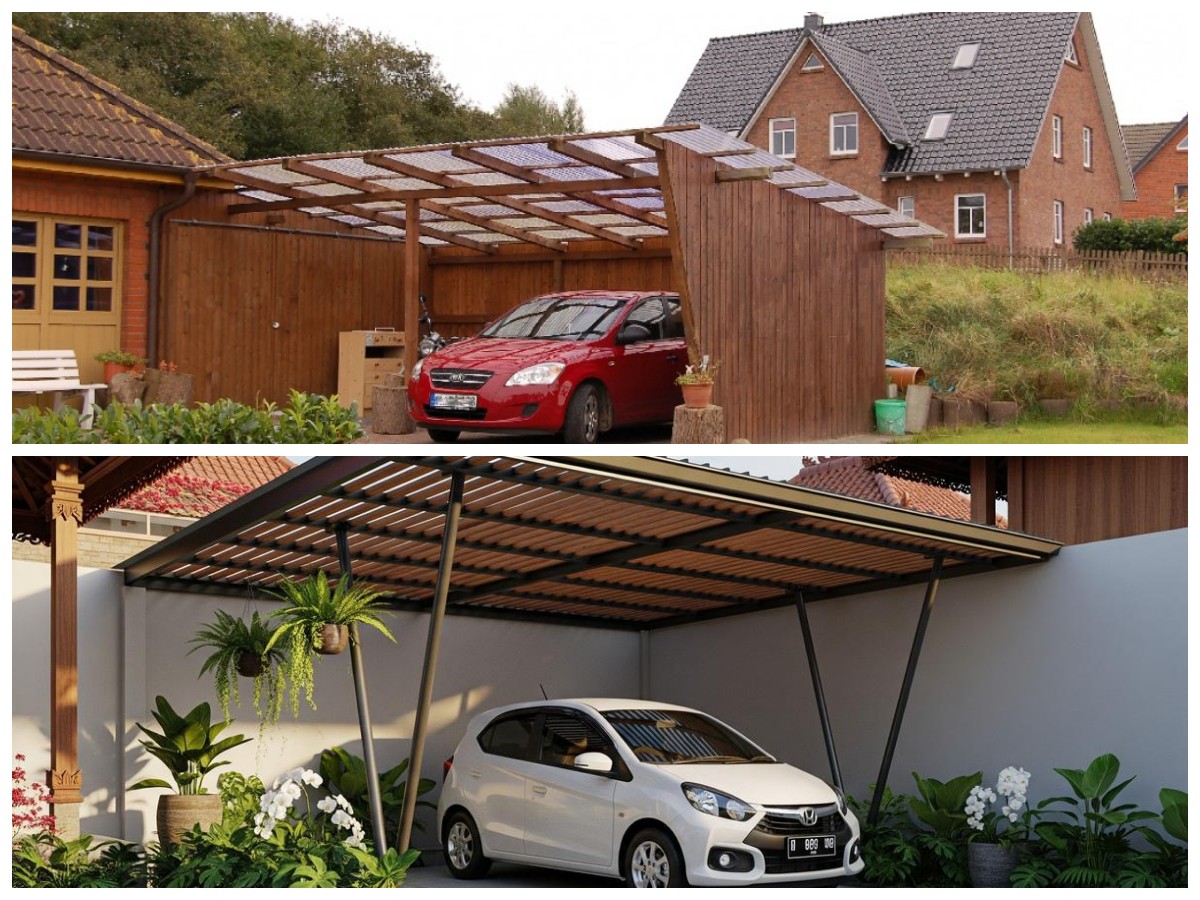 Carport Mini Hemat Lahan: Solusi Parkir Mobil Kota dengan Desain Minimalis Modern