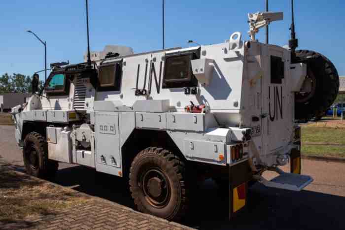 Rantis Bushmaster Tiba di Republik Afrika Tengah, Hibah Australia Untuk Misi Perdamaian TNI