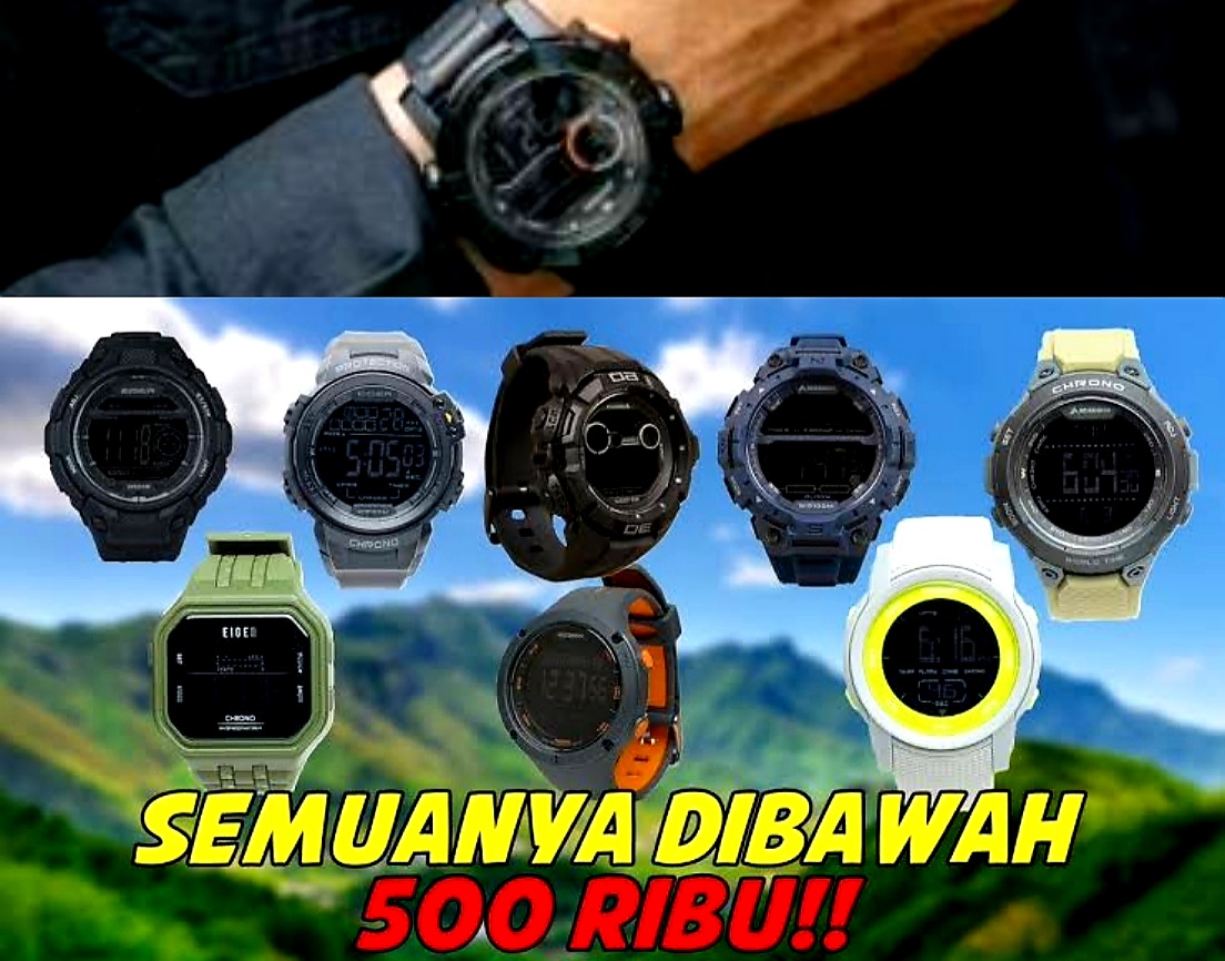 Untuk Kamu yang Berani Kotor! Ini Rekomendasi Jam Tangan Eiger 500 Ribuan Cocok Tuk Aktivitas Lapangan!