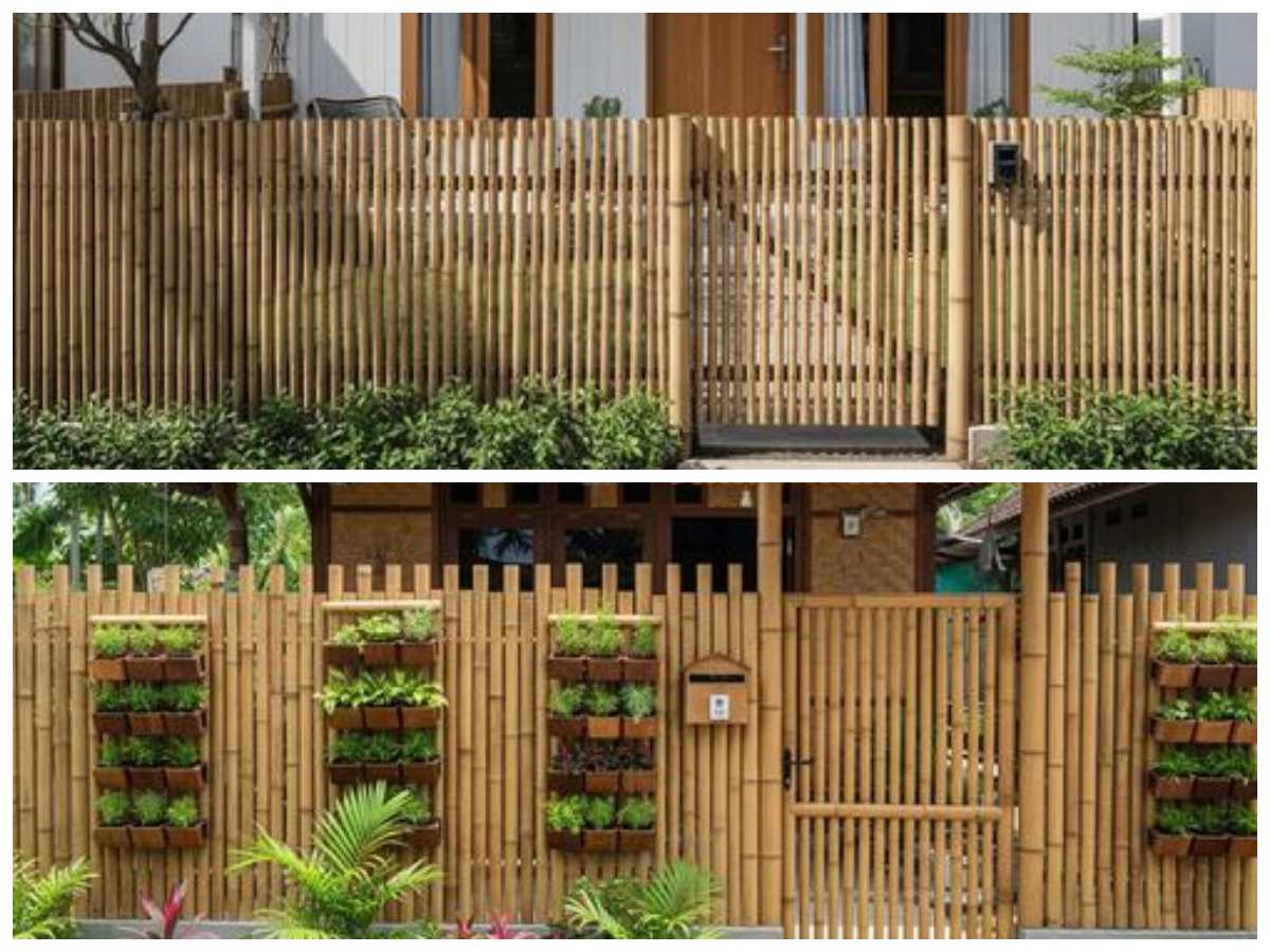 6 Ide Pagar Bambu Minimalis Modern, Solusi Hemat untuk Rumah Desa yang Estetik dan Fotogenik