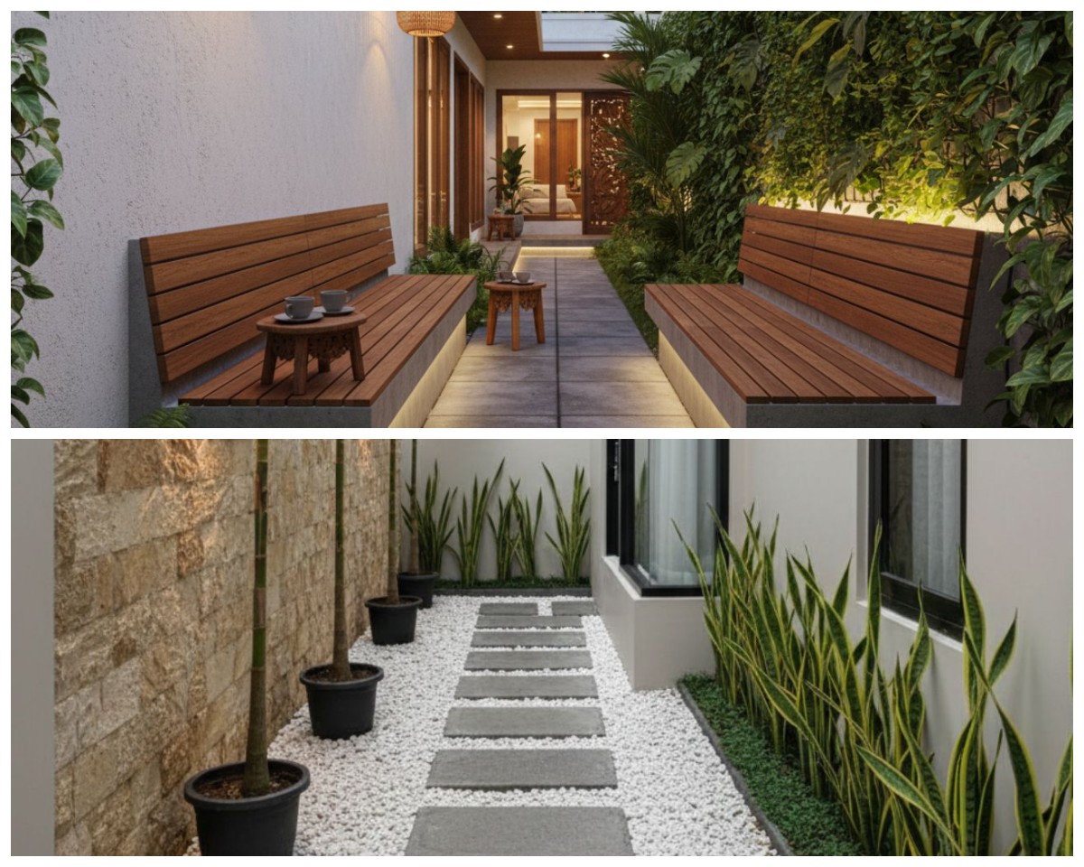 5 Inspirasi Desain Lorong Samping Rumah Ini Ubah Area Sempit Jadi Sudut Paling Estetik