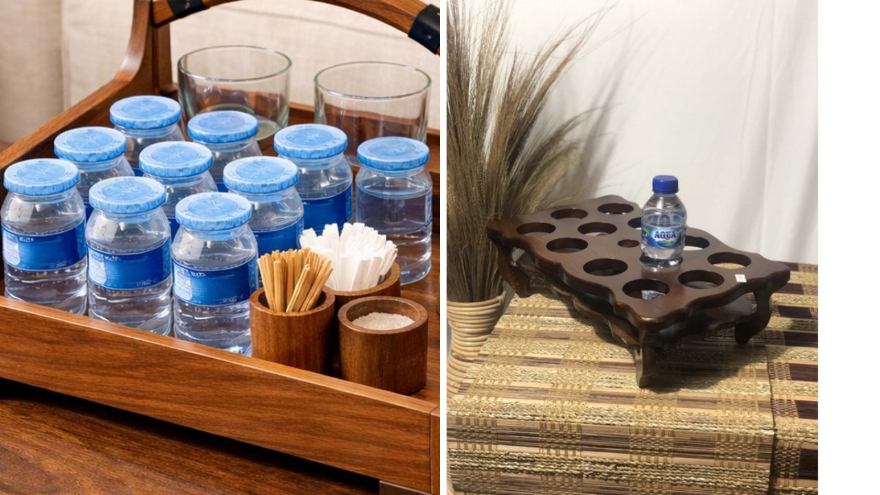 Desain Tempat Gelas Kayu Estetik, Detail Kecil yang Bikin Rumah Lebih Menarik!