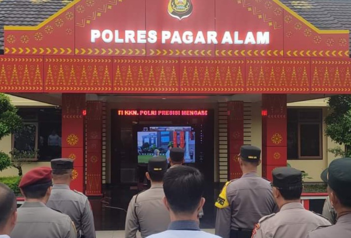 Gelar Apel Pagi Kewilayahaan, Begini Arahan Kapolda Sumsel