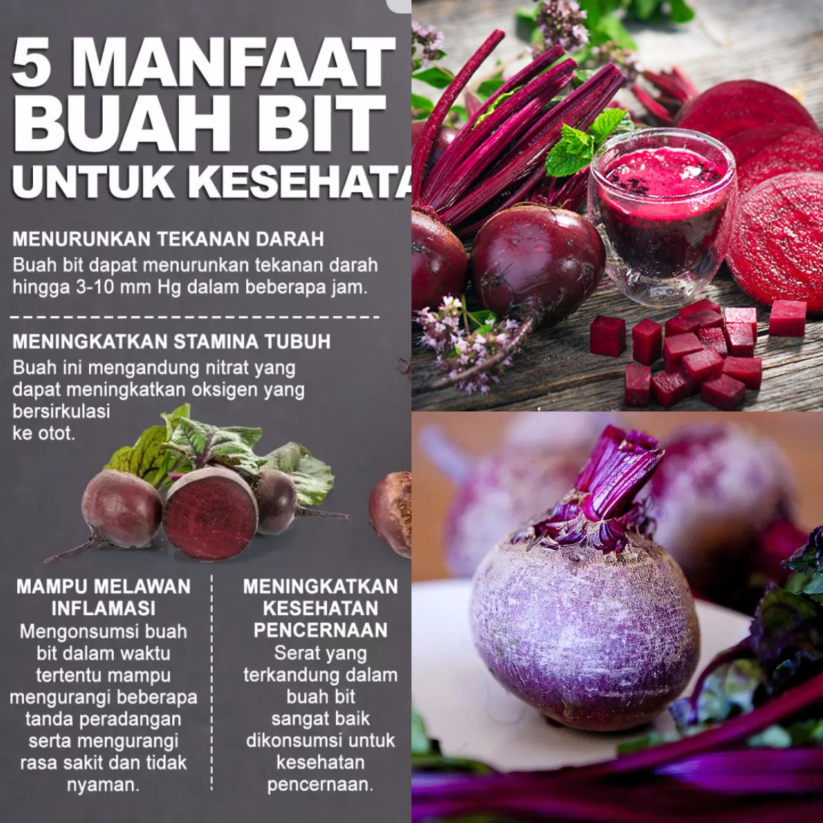 Ingin Otak Lebih Tajam? Ini 5 Manfaat Buah Bit yang Harus Anda Ketahui!