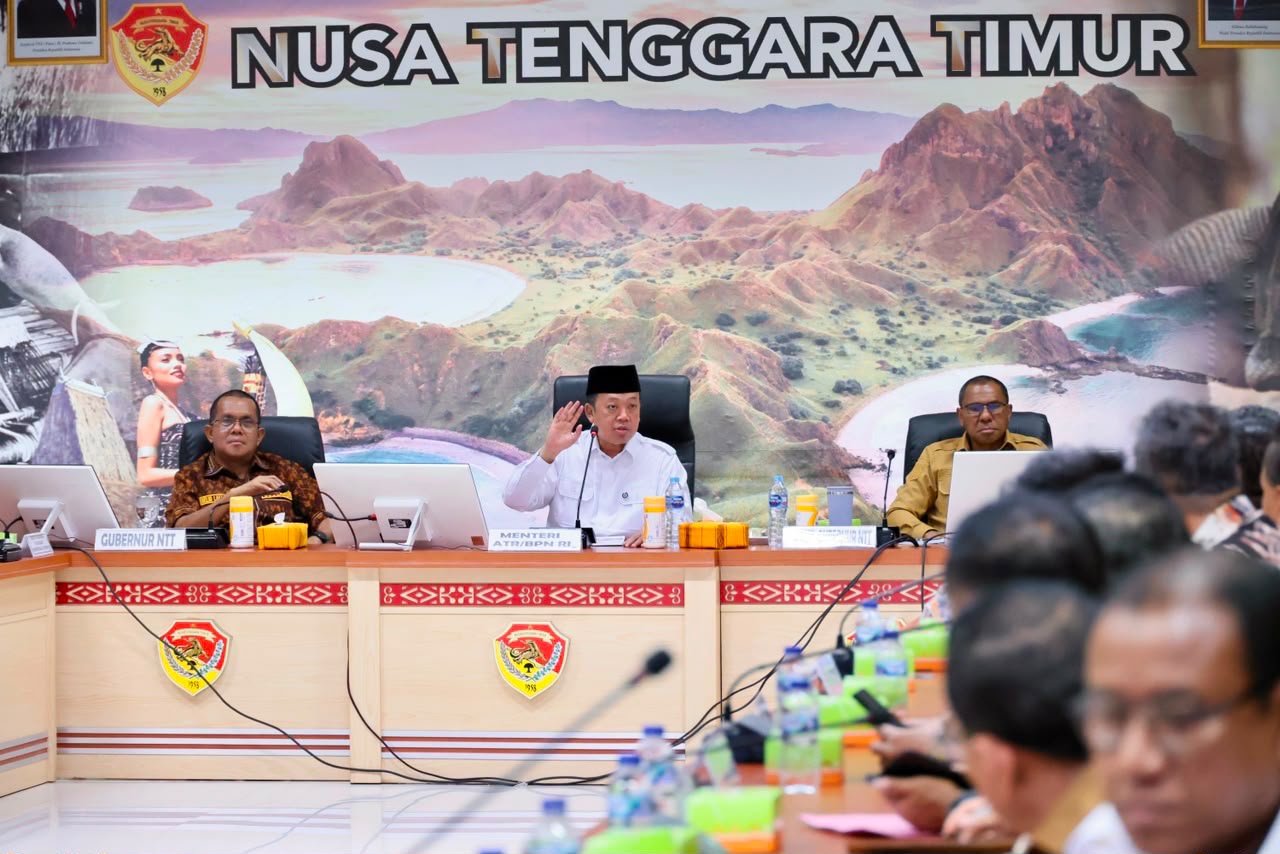 Menteri Nusron Dorong Pemda NTT Percepat Transformasi Layanan Pertanahan