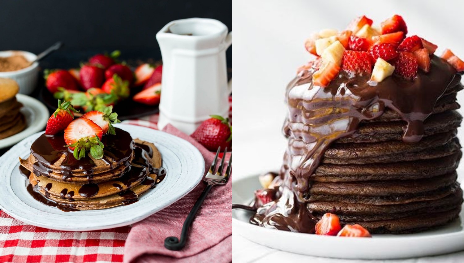 Pancake Lembut dengan Saus Coklat Leleh, Camilan Manis yang Sempurna!