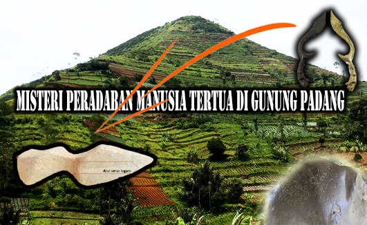 Batu Berbentuk Senjata Khas Jawa Barat Ditemukan di Gunung Padang, Bukti Peradaban Canggih?