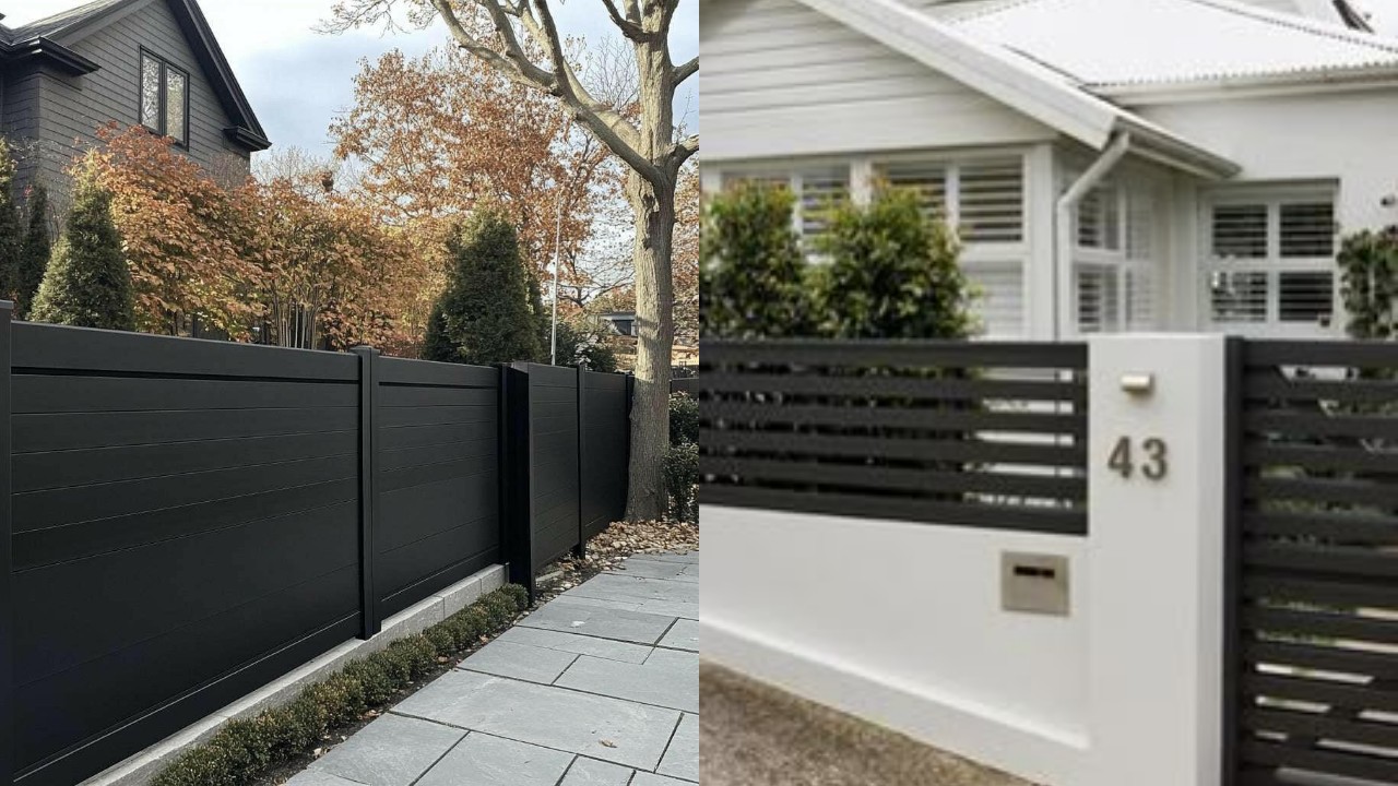 Desain Pagar Rumah Rendah dengan Efek Visual Tinggi untuk Tampilan Minimalis!