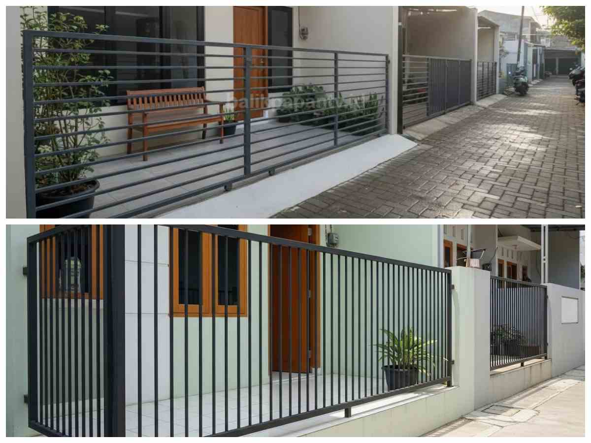 Inspirasi Pagar Mepet Teras, Solusi Hunian Terlihat Lebih Mewah dan Lega