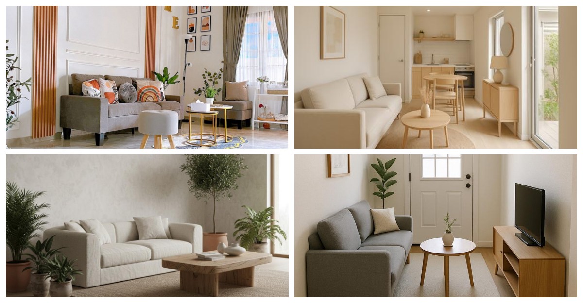 Kecil tapi Berkelas : 10 Interior Ruang Tamu Minimalis Modern yang Bikin Hunian Sempit Tampil Estetik