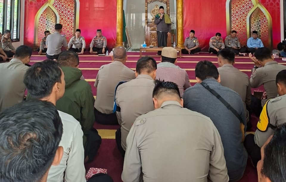 Peringati Isra Mi’raj, Polres Pagar Alam Perkuat Imtaq Personel