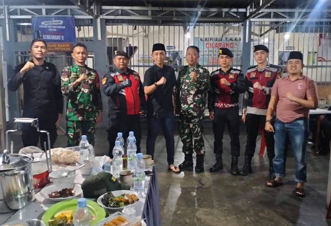 Sambang ke Lapas Pagar Alam, Polres dan Koramil Bersinergi Tingkatkan Keamanan 
