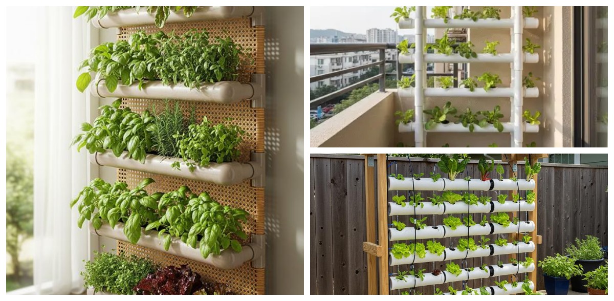 Kebun Mini Vertikal: 7 Ide Rak PVC Estetik untuk Sayur Segar di Rumah Sempit