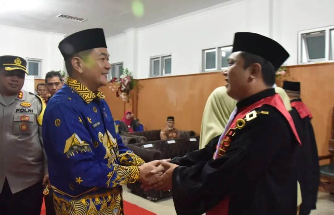 Perkuat Sinergi dan Kolaborasi, Pj Wali Kota Pagaralam Hadiri Pelantikan Wakil Ketua Pengadilan Negeri