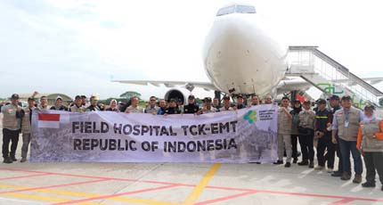 Pemerintah Republik Indonesia Memberangkatkan Emergency Medical Team ke Turki