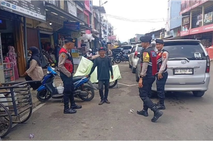 Polres Pagar Alam Cegah Aksi Premanisme di Kawasan Pasar