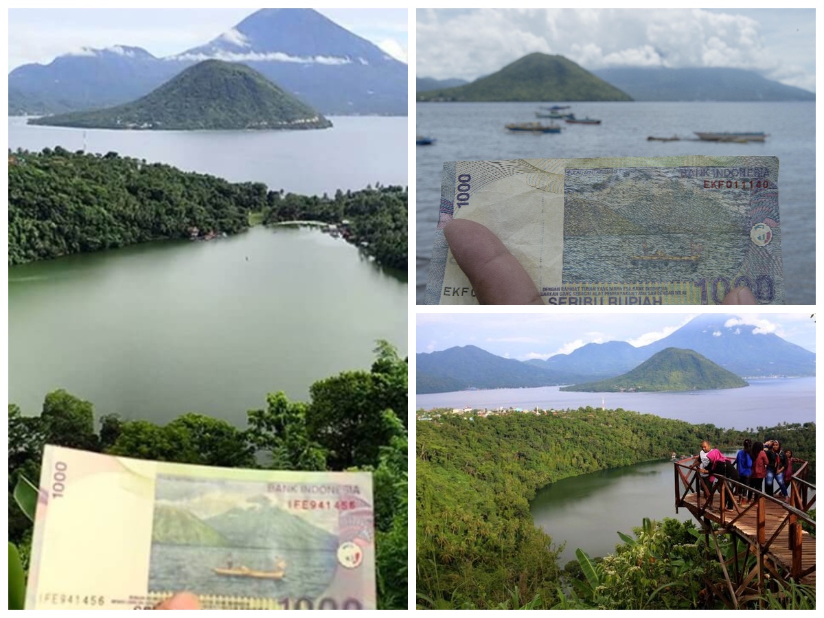Danau Laguna Ternate, Pesona Alam yang Ada di Lukisan Uang Seribu Rupiah