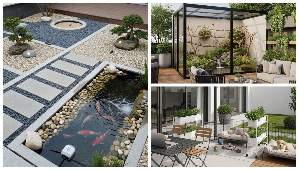 7 Inspirasi Desain Teras Belakang Minimalis dengan Taman Hewan Mini, Bikin Rumah Makin Hidup dan Nyaman