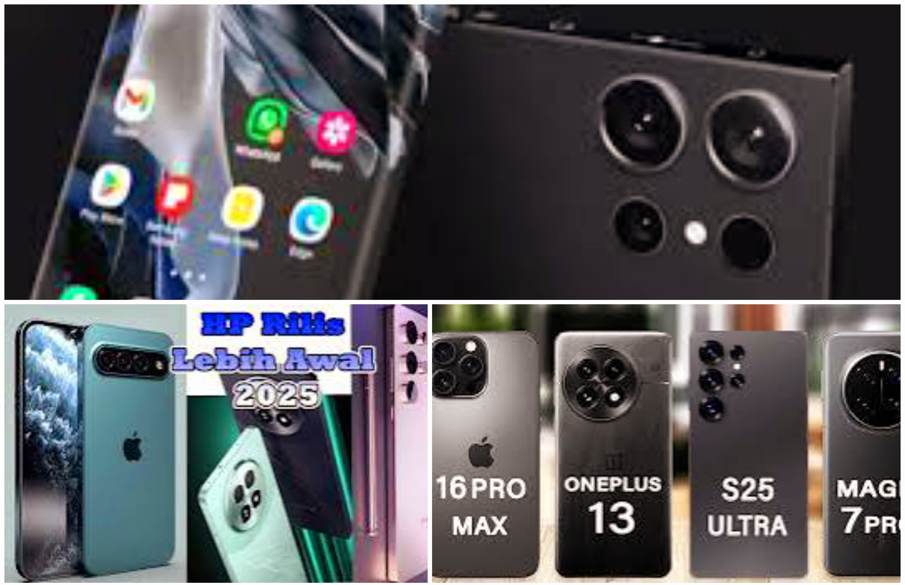 Rekomendasi Smartphone Terbaik Rilis 2025. 