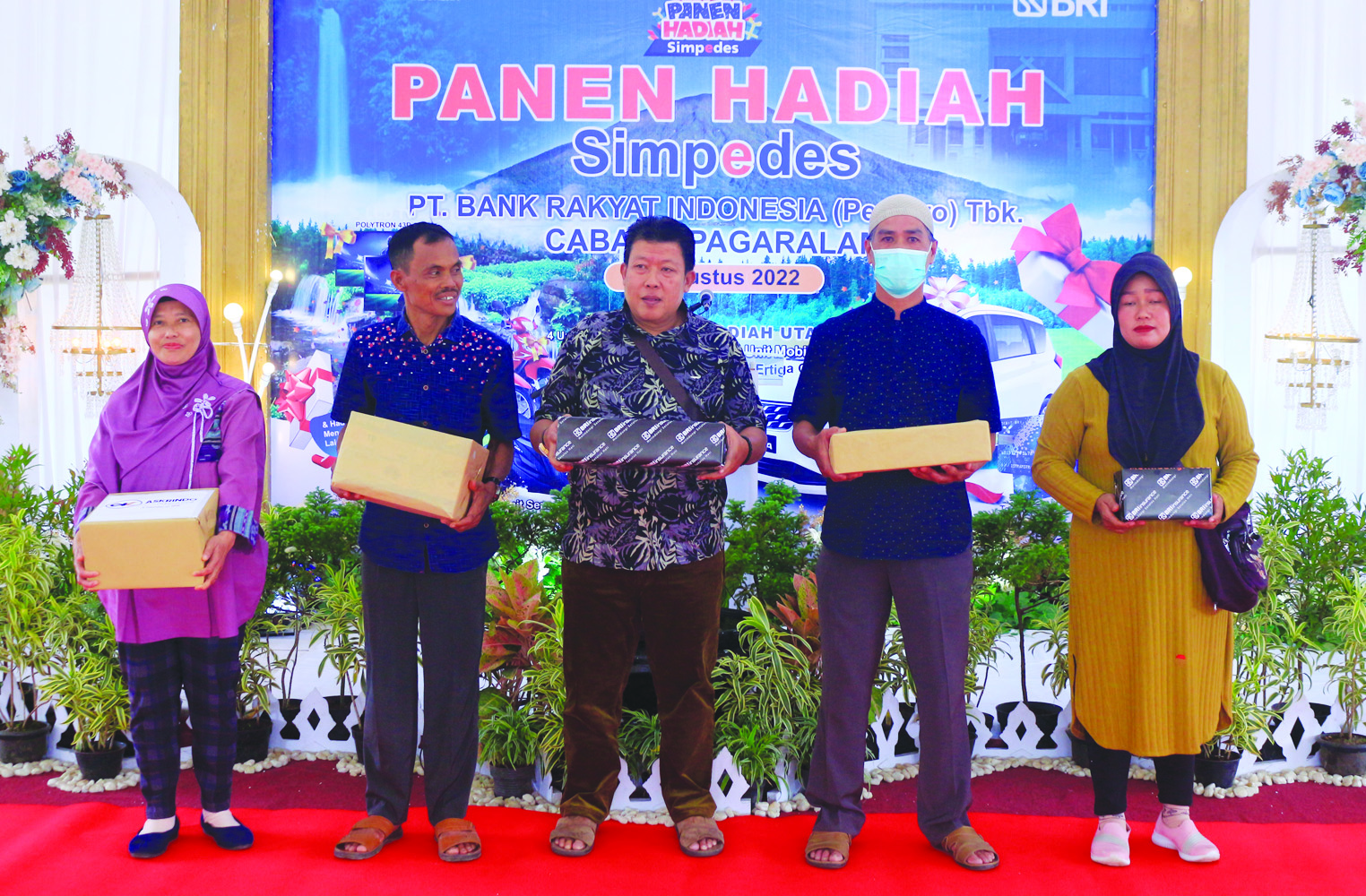 BRI Pagaralam Bagikan 16 Hadiah Simpedes 