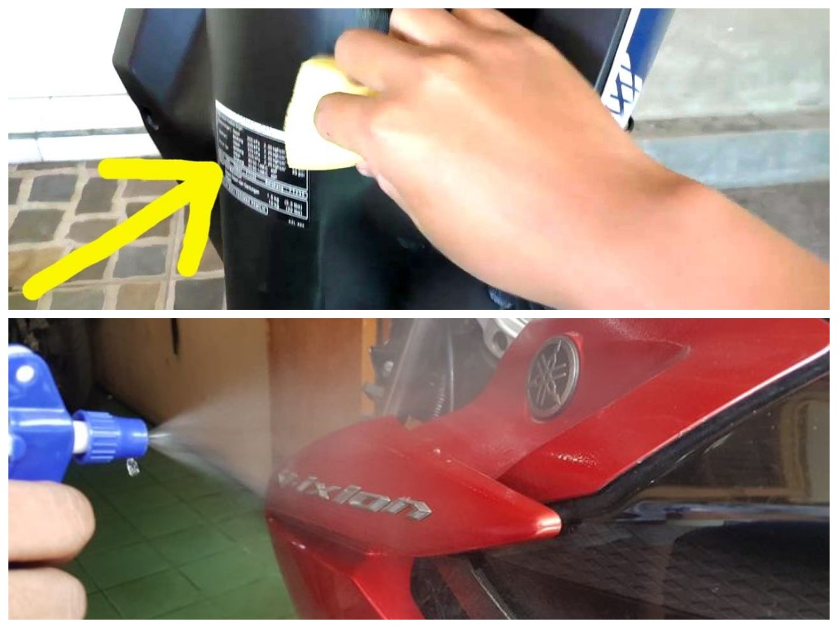 Anti Ribet! Begini Trik Efektif Membersihkan Bercak Putih di Motor