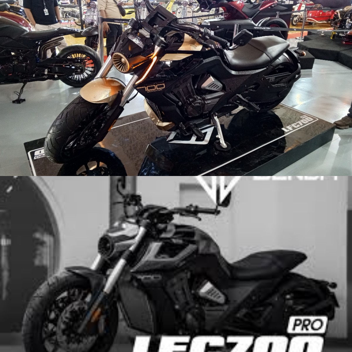 Benda LFC 700 Pro Resmi Meluncur Di Indonesia, Motor Cruiser Dengan Desain Futuristik