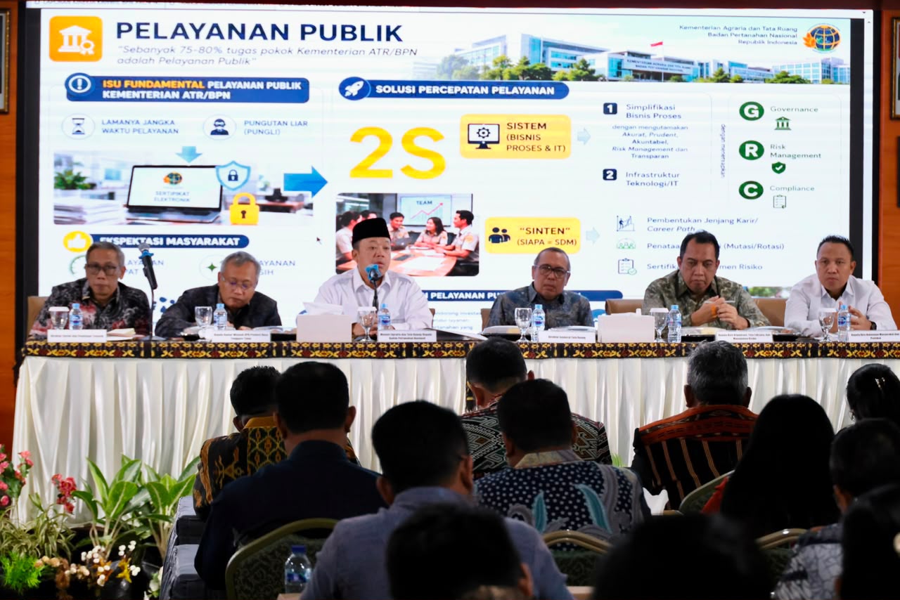 Menteri Nusron Tekankan Pelayanan Pertanahan Berorientasi pada Masyarakat