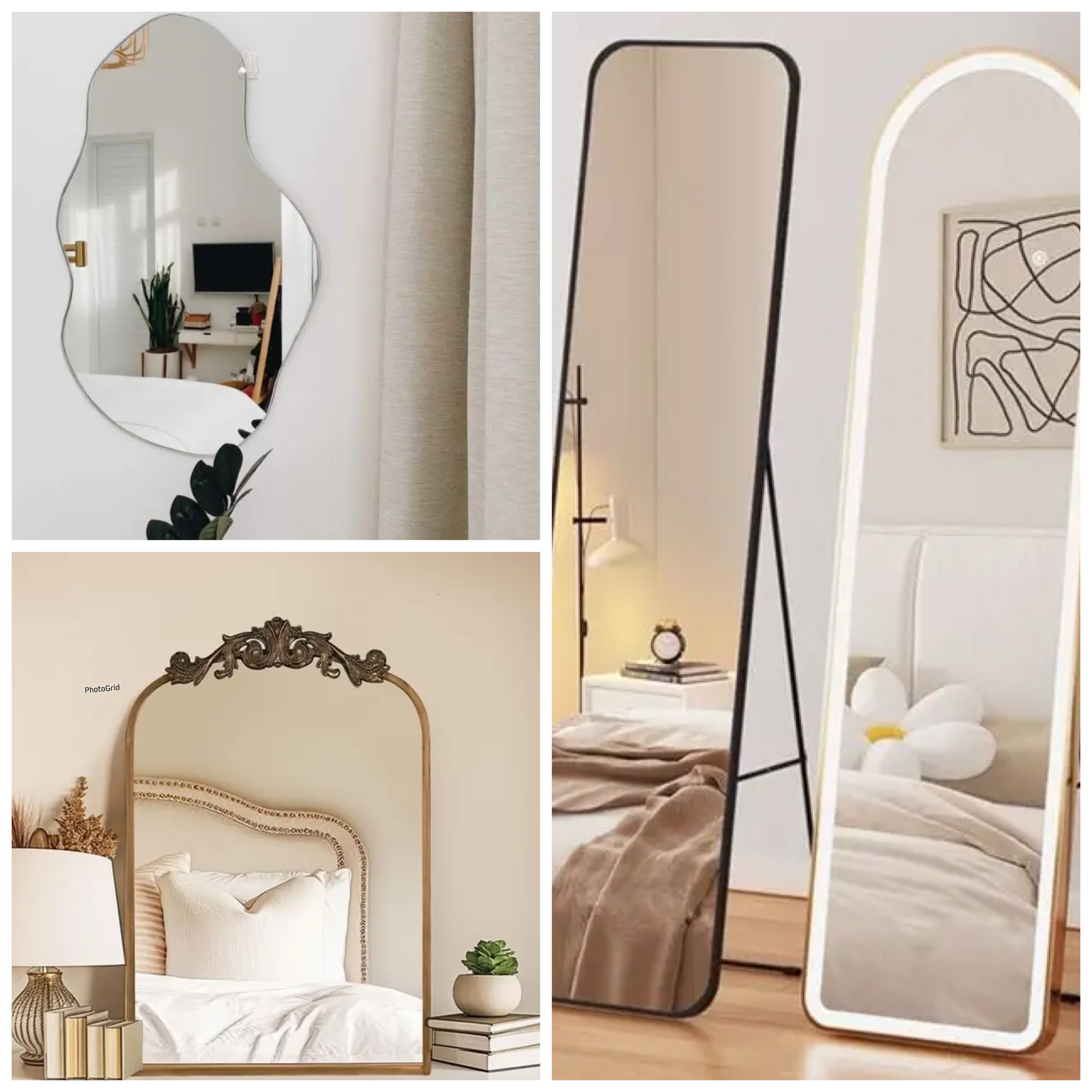 10 Inspirasi Kaca Kamar Aesthetic yang Bikin Sudut Ruangan Auto Instagramable!