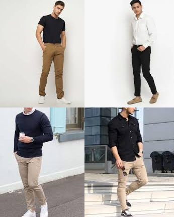 Tetap Keren & Sopan di Ramadan! Mix & Match Kaos Lengan Panjang + Celana Chino Ini Bikin Auto Stylish!