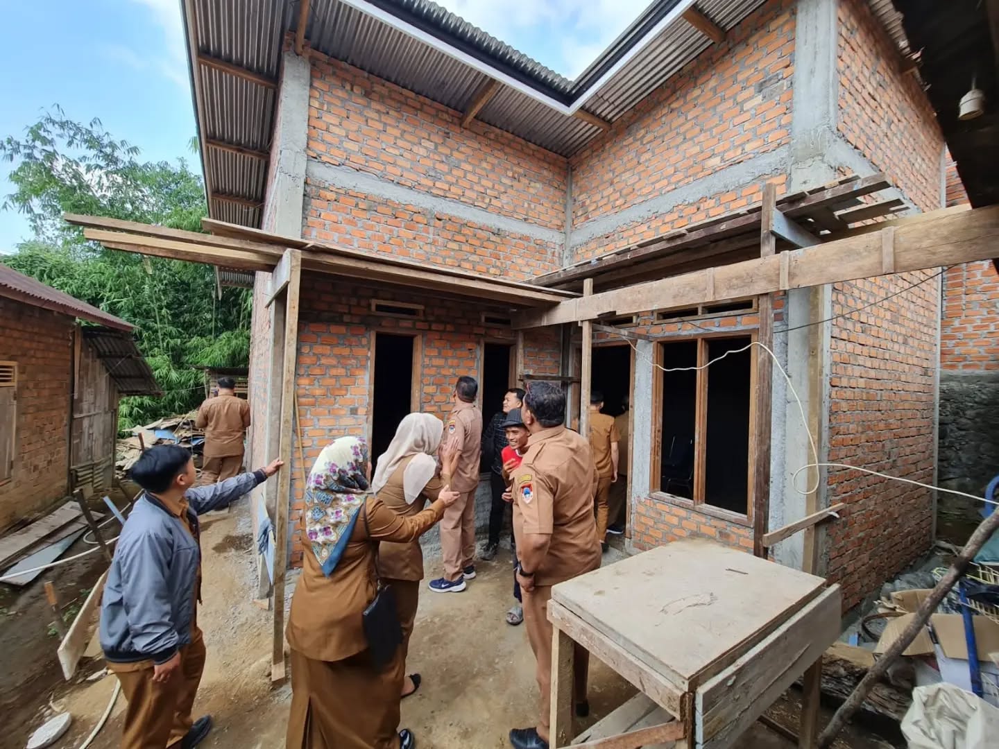 Perkimtan Pagar Alam Monitoring Program BSPS, Pastikan Rehab RTLH Tepat Waktu dan Mutu
