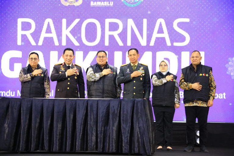 Rakornas Gakkumdu, Kapolri dan Panglima TNI Komitmen Netralitas di Pemilu 2024