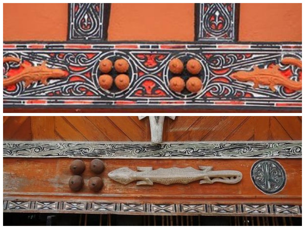 Misteri Simbol di Rumah Adat Batak: Apa Makna Cicak dan Empat Payudara?