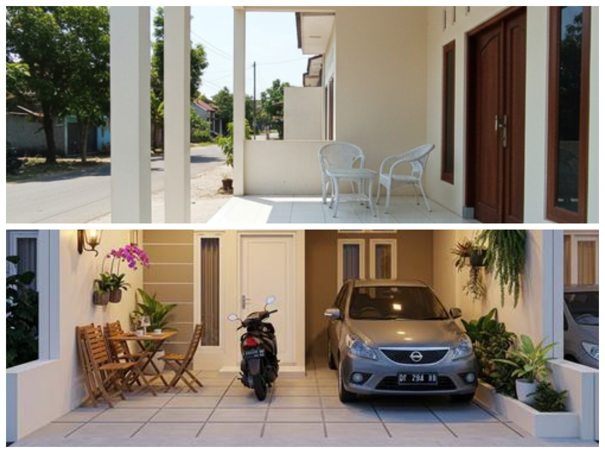 Teras Rumah Tetap Adem Meski Tanpa Tanaman Premium, Ini Ide Penataannya