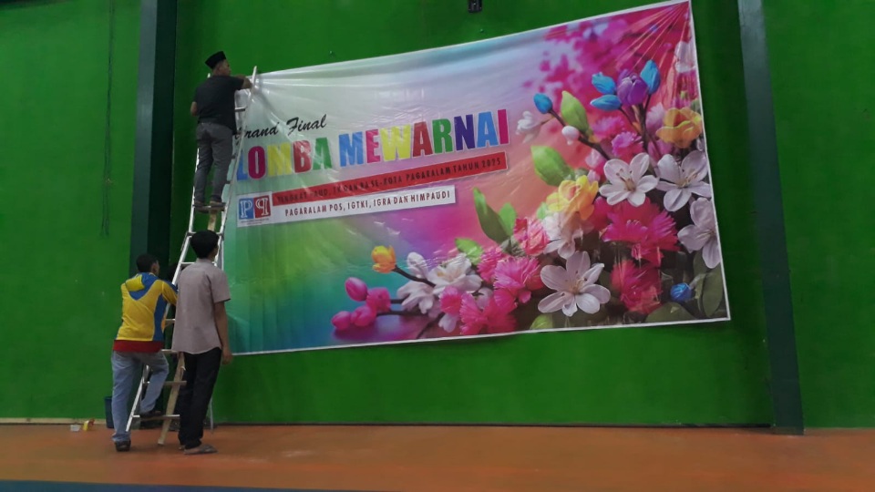 Grand Final Lomba Mewarnai Bersama Pagaralam Pos, Diramaikan 400 Siswa TK, PAUD, RA 