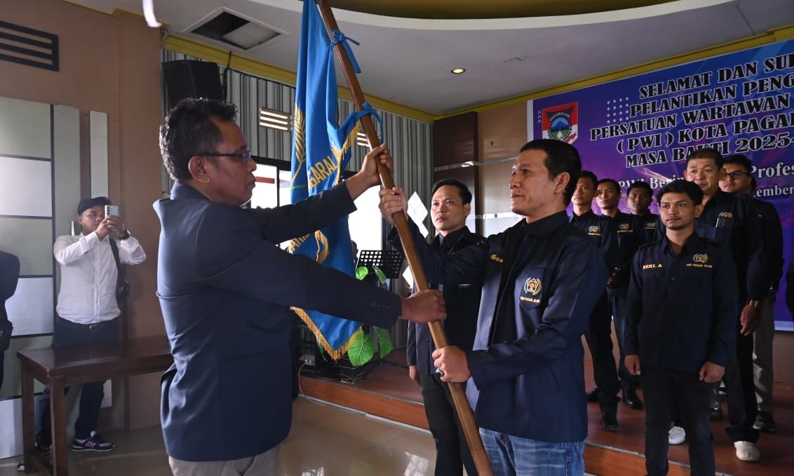PWI Kota Pagar Alam 2025-2028 Resmi Dilantik,  Agustinus Gusti : Siap Bersinergi dan Jalankan Roda Organisasi