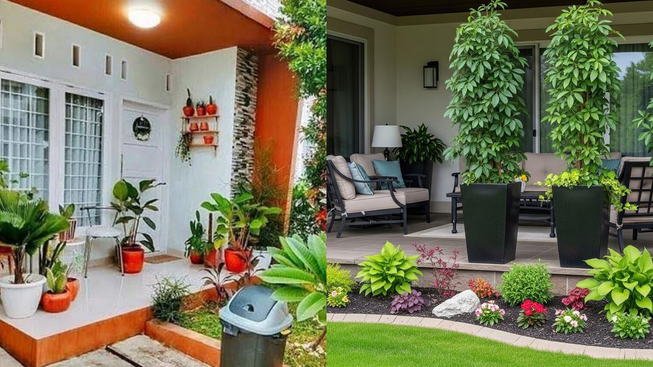 Teras Minimalis Tanpa Pagar, Rumah Terlihat Lebih Modern dan Aesthetic!