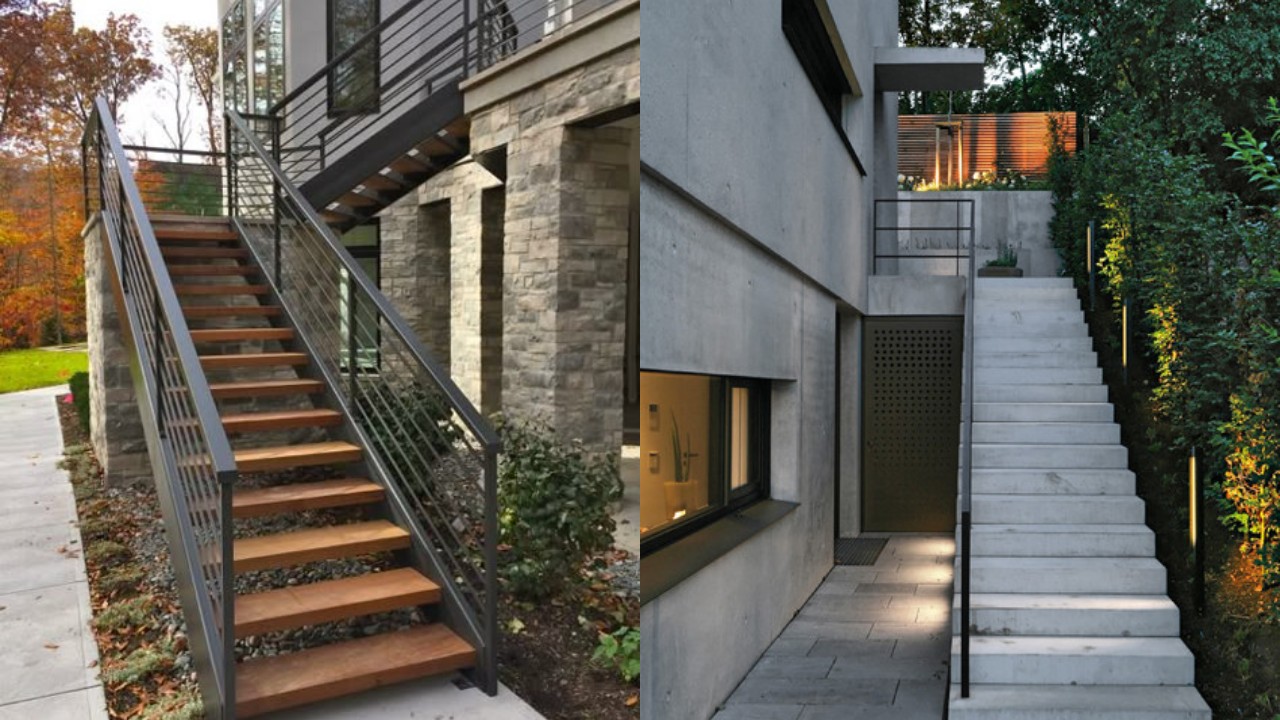 Inspirasi Tangga di Luar Rumah Tingkat yang Bikin Tampilan Hunian Makin Keren! 