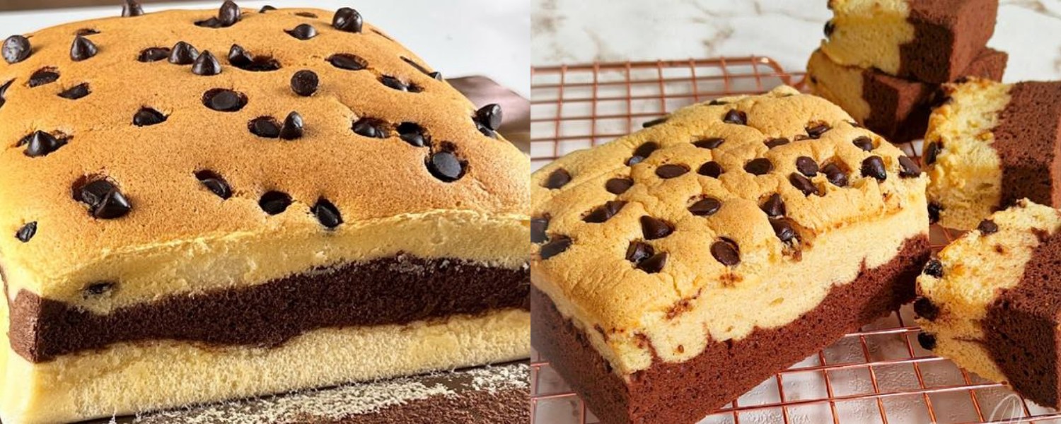 Castella Cake Cokelat Vanilla, Kombinasi Sempurna antara Manis dan Lembut