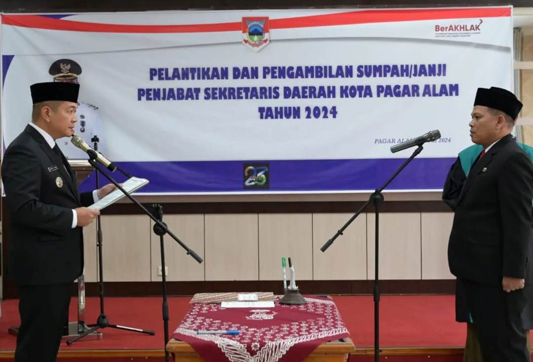 Jalin Komunikasi, Segera Berkontribusi Jalankan Tugas, Dahnial Nasution Dilantik PJ Sekda Pagaralam
