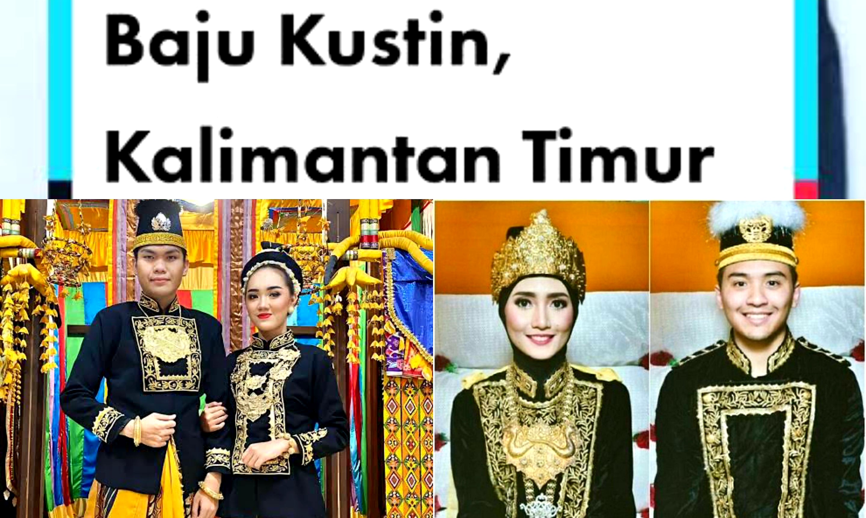 Baju Kustin. Pakaian Kebesaran Kesultanan Kutai Kartanegara