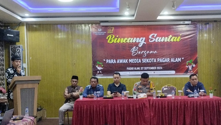 Bangun Sinergi yang Kuat, Ajak Insan Pers Sukseskan Pilkada 2024 di Pagar Alam