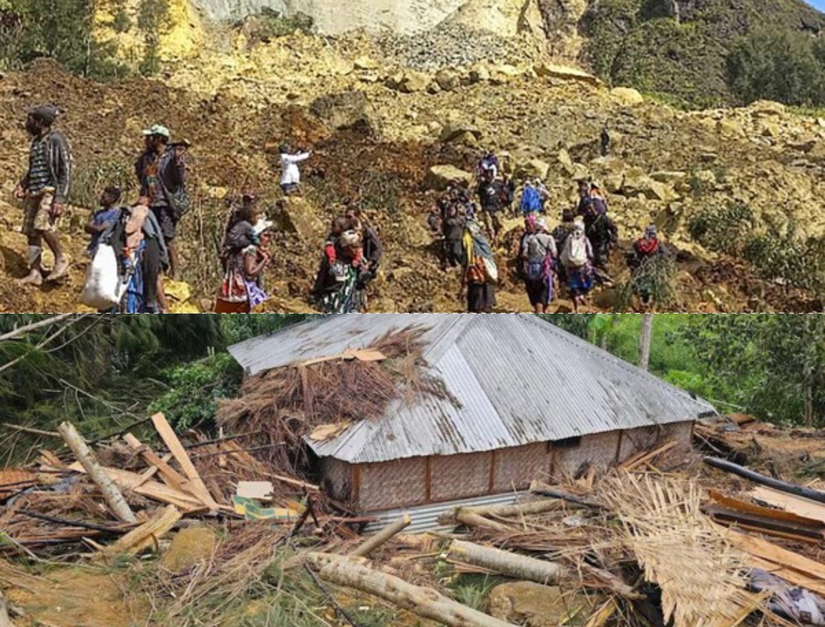 Tanggap Darurat: Evakuasi Warga Terdampak Tanah Longsor di Papua Nugini