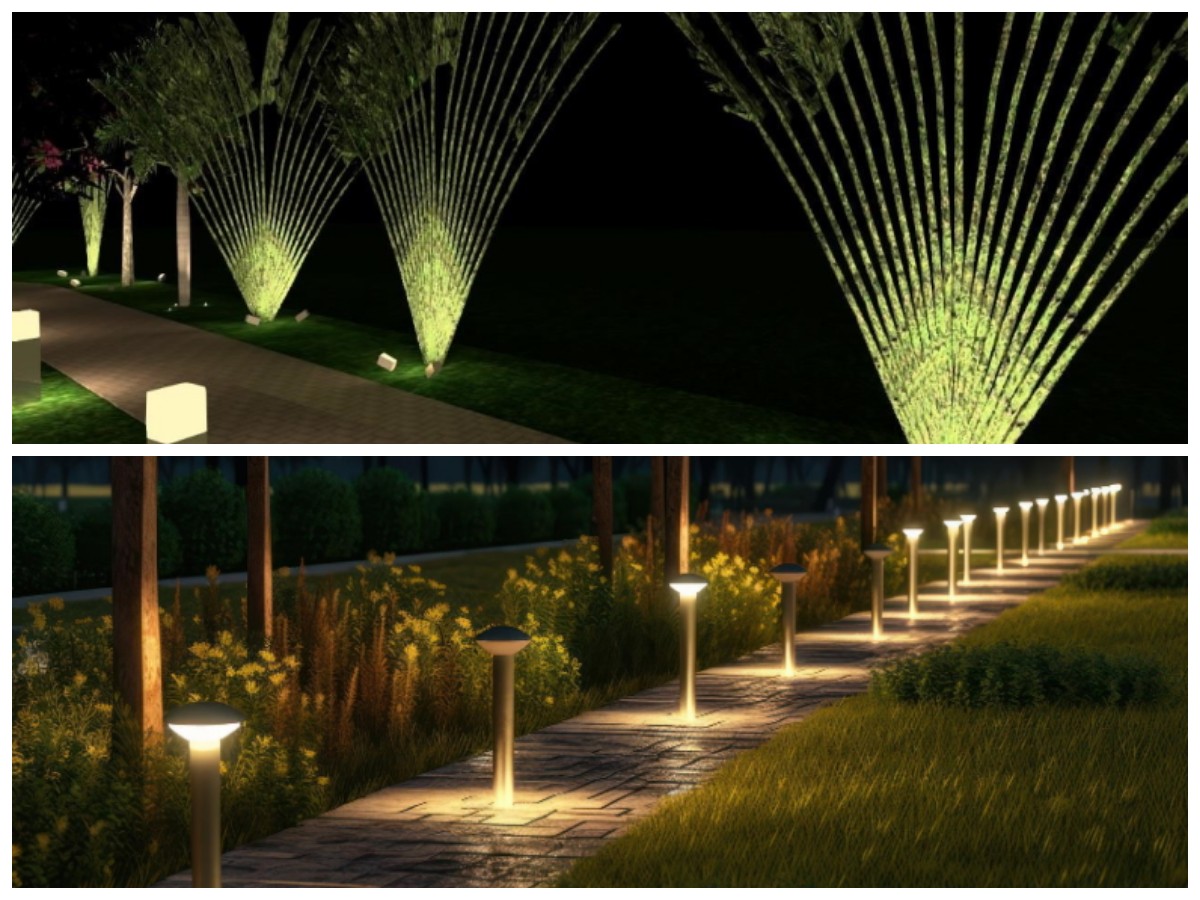 Lampu Taman Smart Sensor, Solusi Pencahayaan Estetik yang Hemat Energi dan Otomatis Menyala