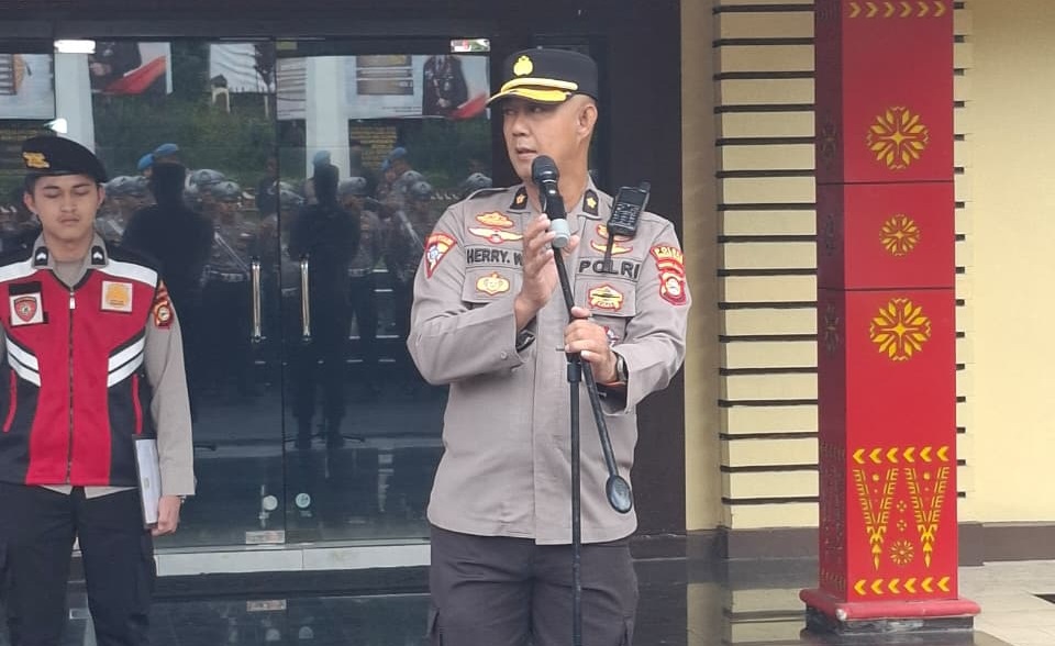 Jaga Kondusifitas, Polres Pagar Alam Gelar Apel Siaga I
