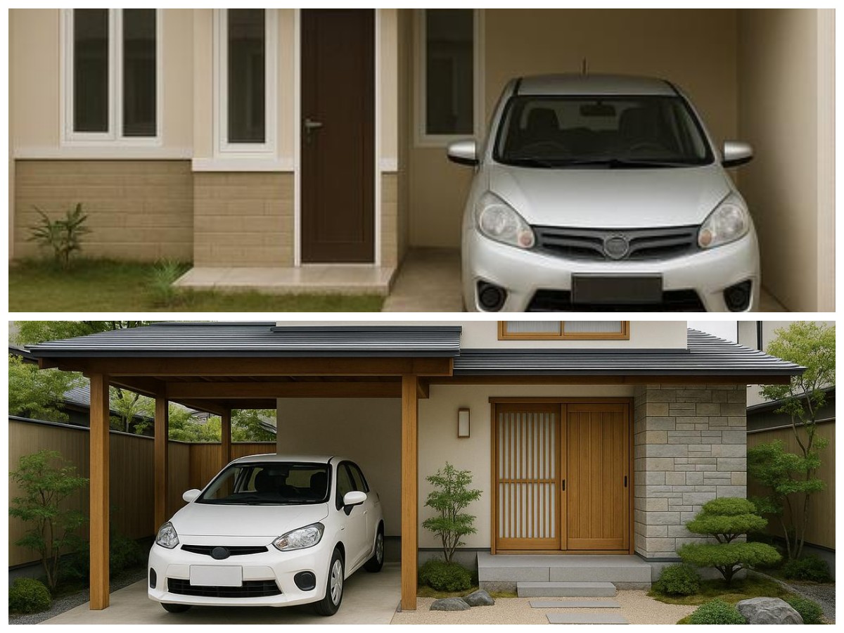 Tampil Ringkas dan Stylish: 12 Desain Garasi Depan Rumah Minimalis yang Modern dan Fungsiona