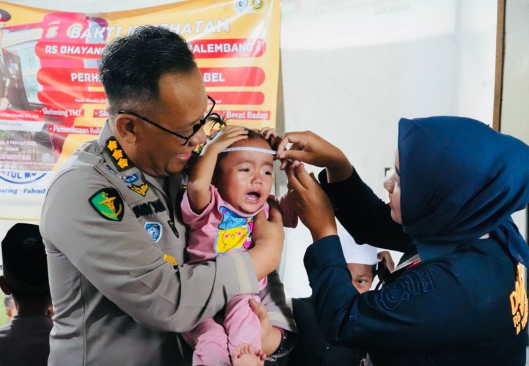 RS Bhayangkara Palembang Gelar Baksos Kesehatan, Gandeng 2I Dokter Spesialis